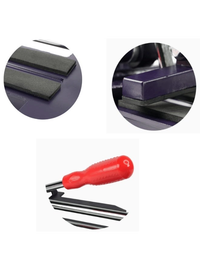 ماكيوت قاطع بلاط يدوي شديد التحمل 600 مم، آلة قطع بلاط سيراميك مزودة بدليل قابل للتعديل، قطع مستقيمة دقيقة لبلاط الجدران والأرضيات 6-12 مم، TC111-600 - Image 4